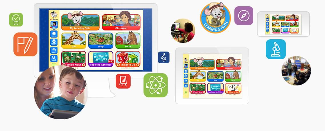 AI tools and interactive elements that bring educational value up, interactive features to promote math skills