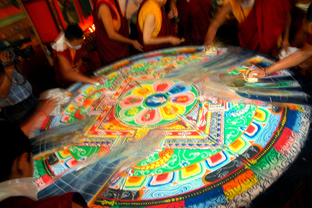 mandala monks