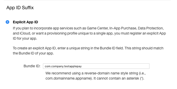 Apple Pay integration screenshot