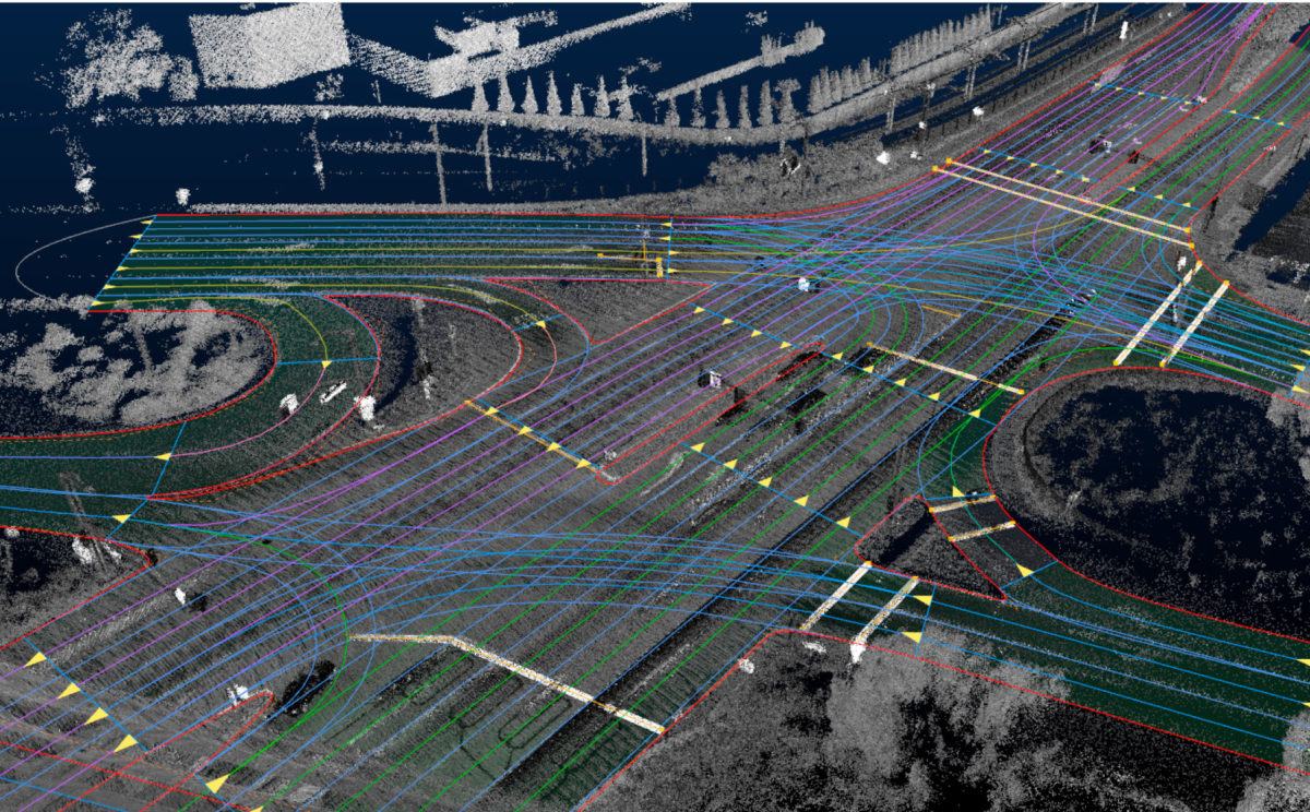 HD map example