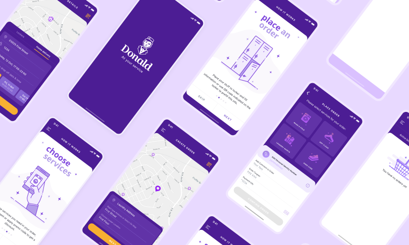 Donald Service – End-to-end iOS and Android app development