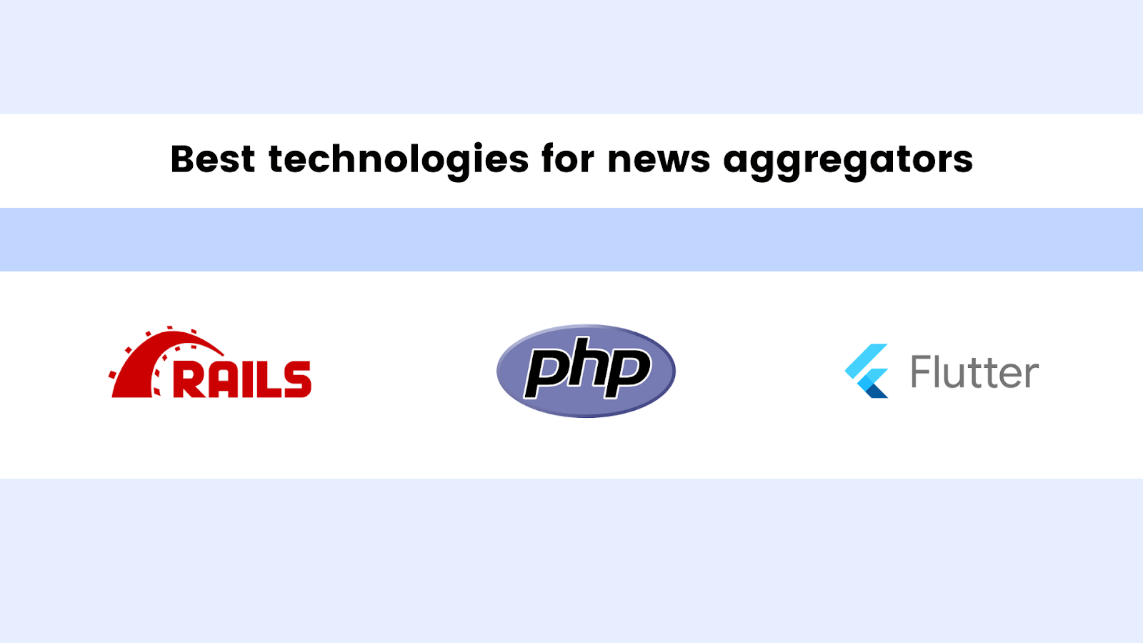 Techs for news aggregator buildings