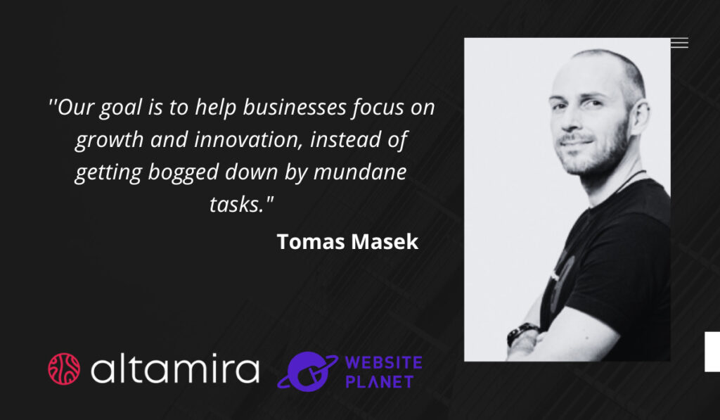Tomas Masek for Website Planet