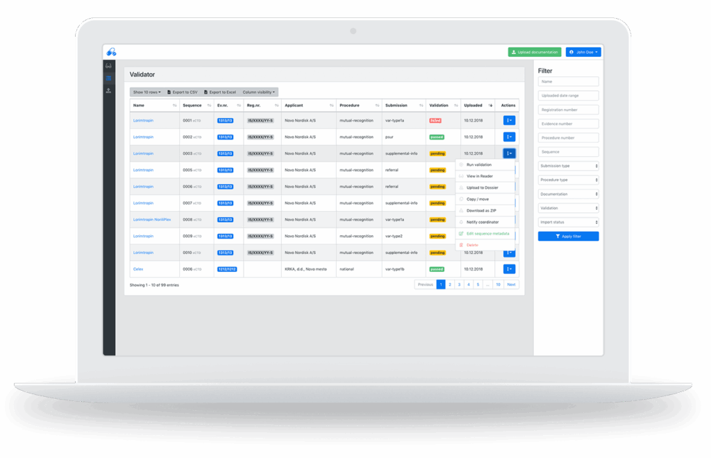 Slovak State Institute for Drug Control – Custom software