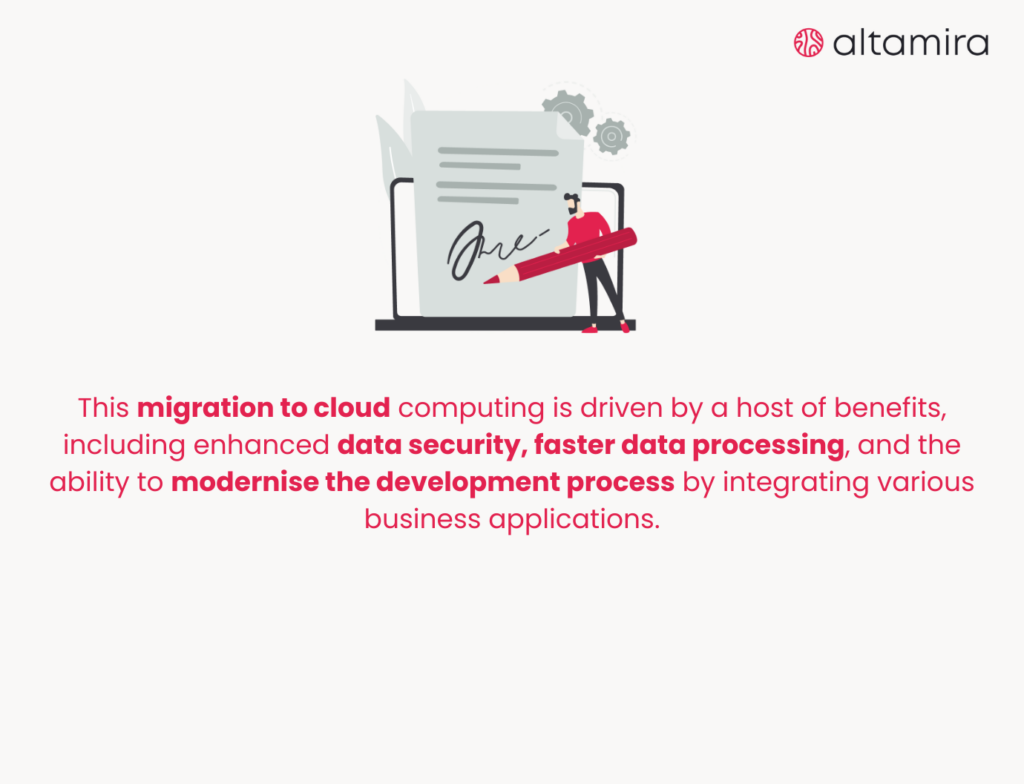 Cloud migration by software development team