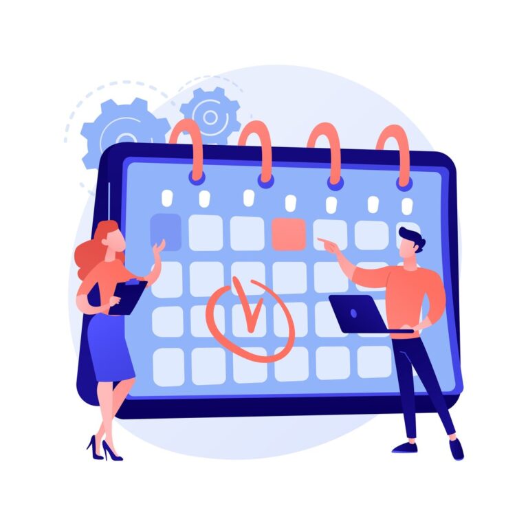 Illustration of professionals scheduling a software vendor audit