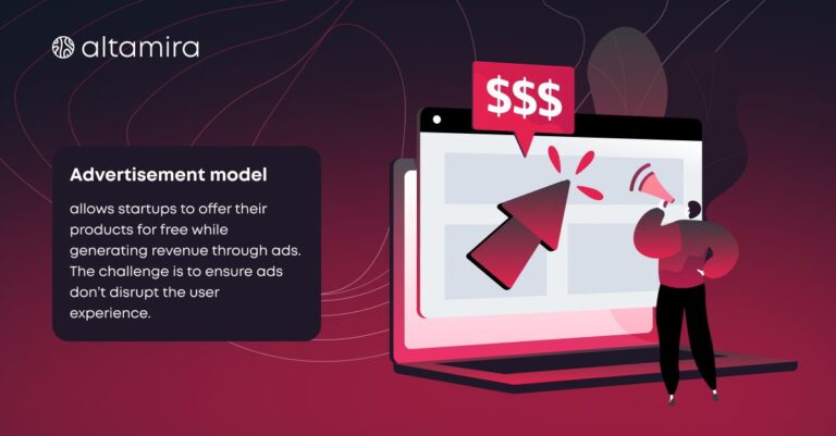 An illustration of the advertisement model for EdTech
