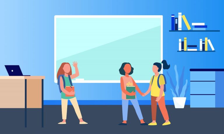 image of children in the edtech classroom