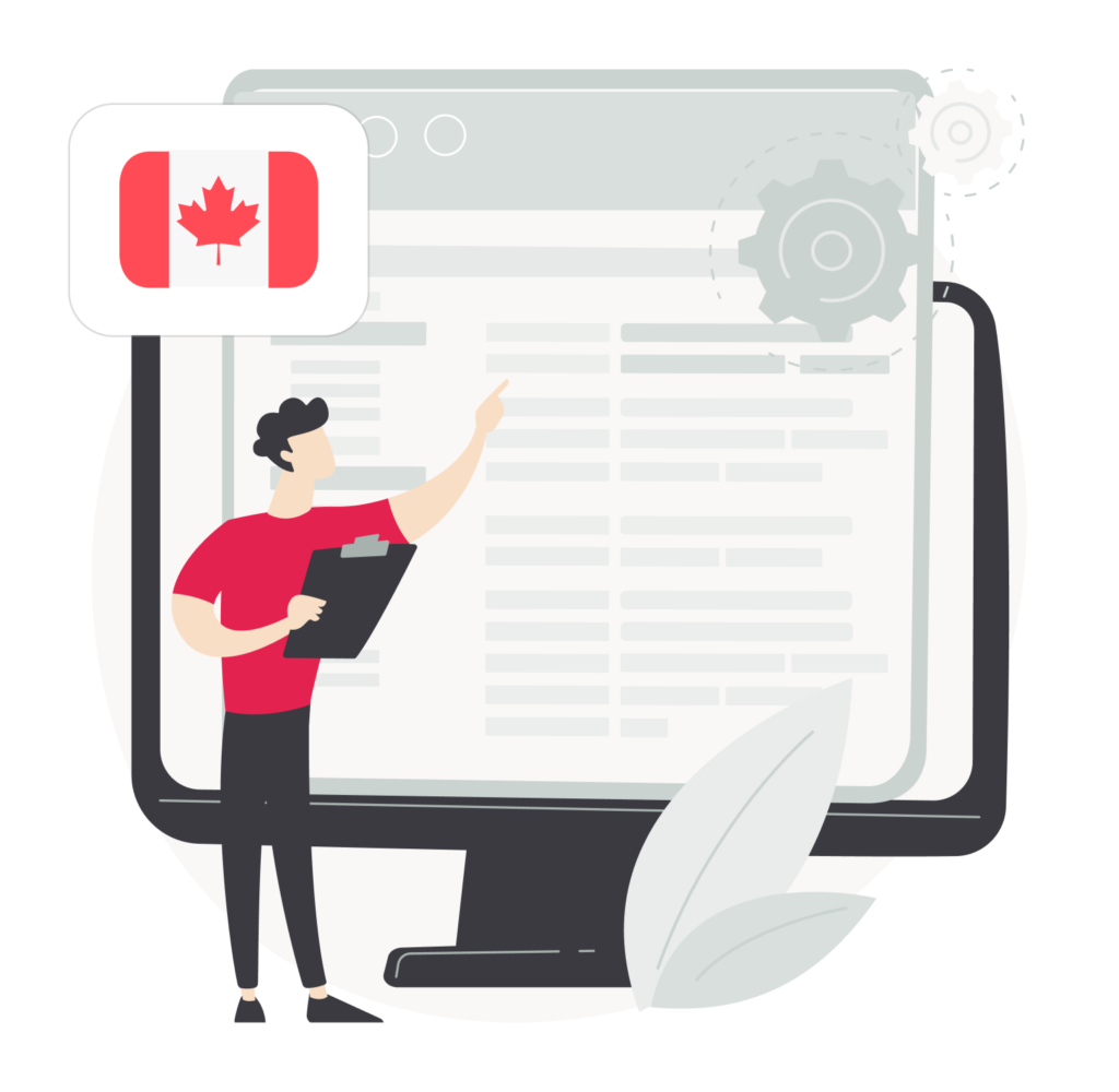 Image of man during MVP development in Canada