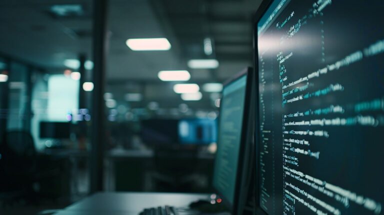 Image of Code showing offshore mobile app development activities
