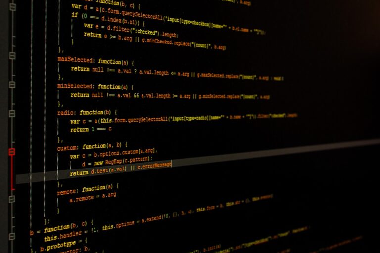 Image of code for single page application architecture