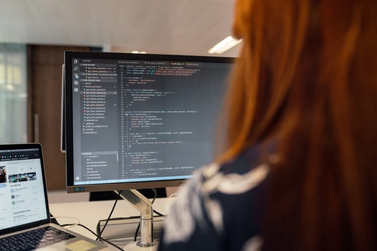 Image of a Man working on offshore mobile app development