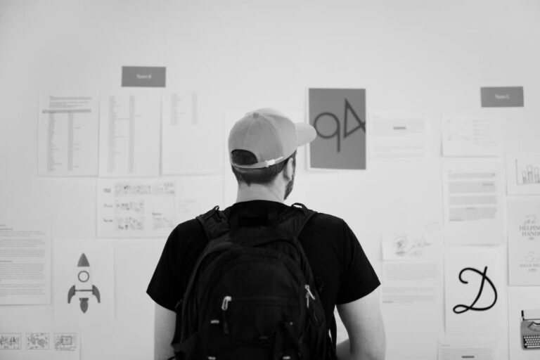 Image of A man looks at The discovery phase strategy